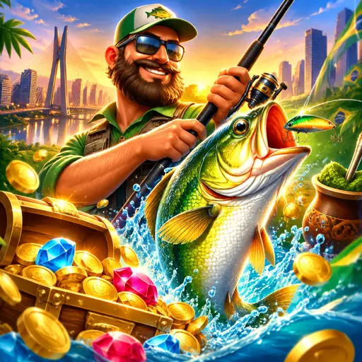 Capa do Big Bass Bonanza Megaways com peixe robalo e isca